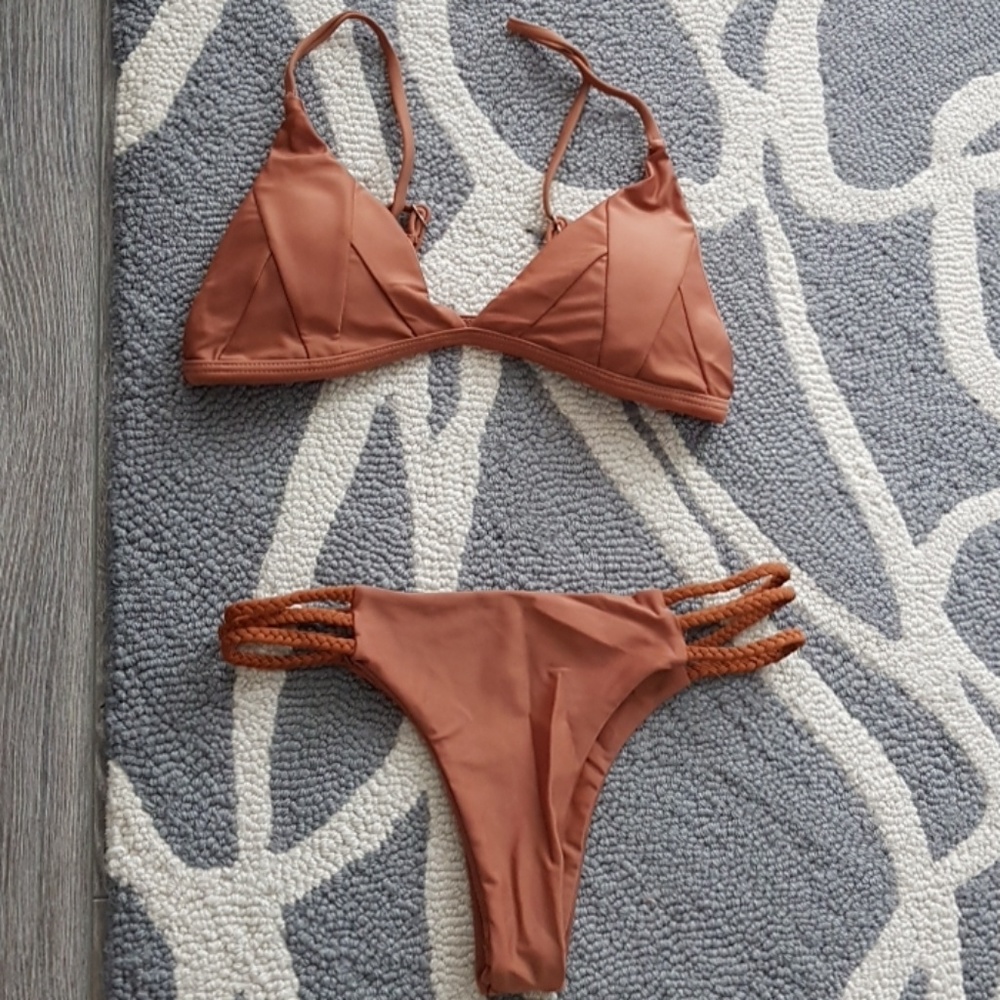 Braided Tan Bikini